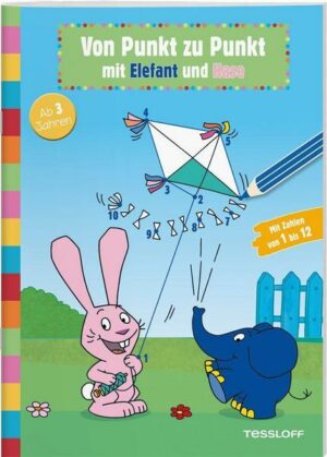 Von Punkt zu Punkt mit Elefant und Hase