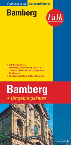 Falk Stadtplan Extra Standardfaltung Bamberg