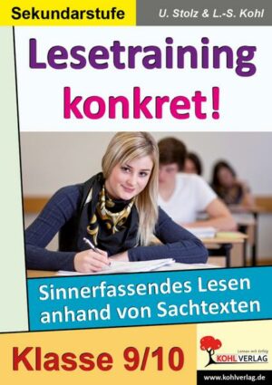 Lesetraining konkret! / Klasse 9-10