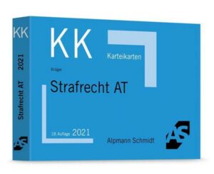 Karteikarten Strafrecht Allgemeiner Teil