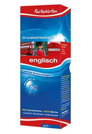 Karteikarten Grundwortschatz Englisch