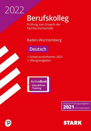 STARK Original-Prüfungen Berufskolleg Deutsch 2022 - BaWü