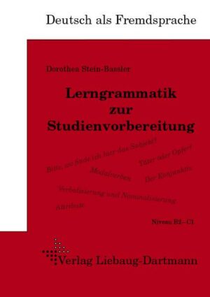 Lerngrammatik zur Studienvorbereitung