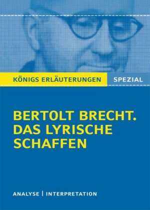 Brecht. Das lyrische Schaffen