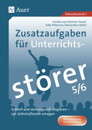 Zusatzaufgaben für Unterrichtsstörer 5-6