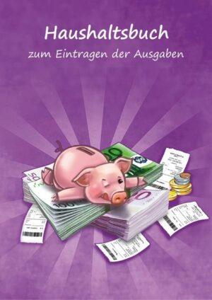 Haushaltsbuch zum Eintragen der Ausgaben