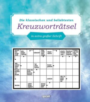 Kreuzworträtsel in Großschrift 8