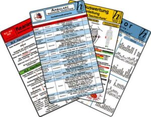 Ambulanz Karten-Set - EKG