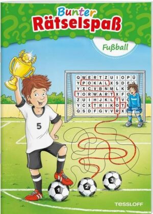 Bunter Rätselspaß Fußball ab 7 Jahren