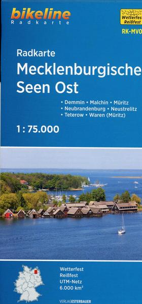 Radkarte Mecklenburgische Seen Ost 1:75.000 (RK-MV07)