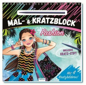 Trötsch Mal- und Kratzblock 'Fashion'