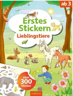 Erstes Stickern – Lieblingstiere