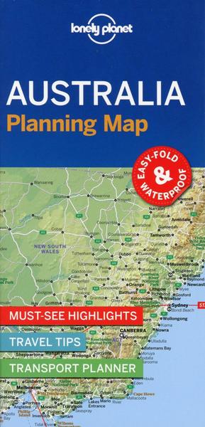 Lonely Planet Australia Planning Map
