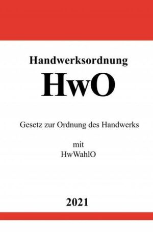 Handwerksordnung (HwO)