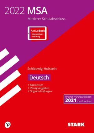 STARK Original-Prüfungen und Training MSA 2022 - Deutsch - Schleswig-Holstein