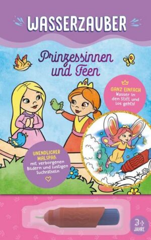 Wassermalbuch Fee/ Prinzessinnen