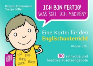 Eine Kartei für den Englischunterricht – Klasse 3/4