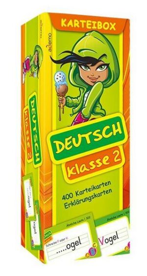 Karteibox Deutsch Klasse 2