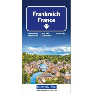 Straßenkarte Frankreich 1:1 Mio