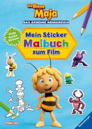 Die Biene Maja: Mein Sticker-Malbuch zum Film