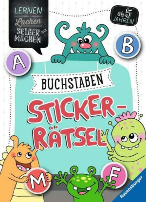 Buchstaben-Sticker-Rätsel ab 5 Jahren