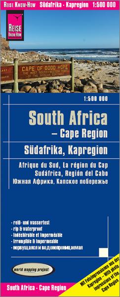 Reise Know-How Landkarte Südafrika Kapregion / South Africa