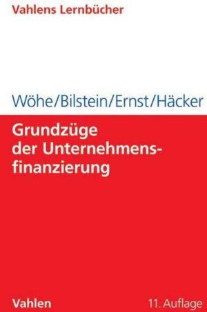 Grundzüge der Unternehmensfinanzierung