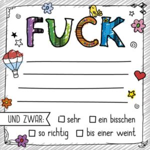 FUCK – Klebezettel