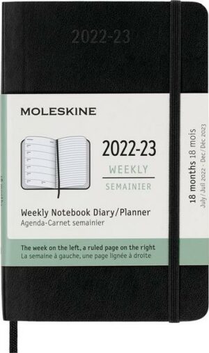 Moleskine 18 Monate Wochen Notizkalender 2022/2023