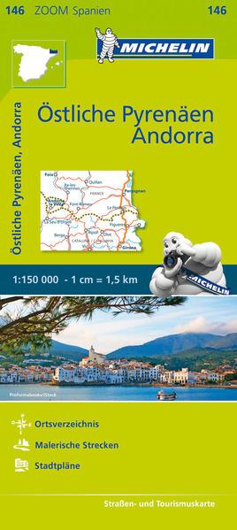 Michelin Zoomkarte Östliche Pyrenäen