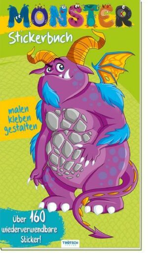 Sticker-Malbuch MONSTER