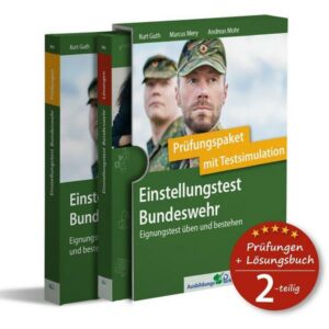 Einstellungstest Bundeswehr: Prüfungspaket mit Testsimulation