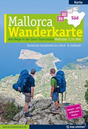 Mallorca Wanderkarte 1:35.000 (Kartenset mit Nord + Süd-Blatt)