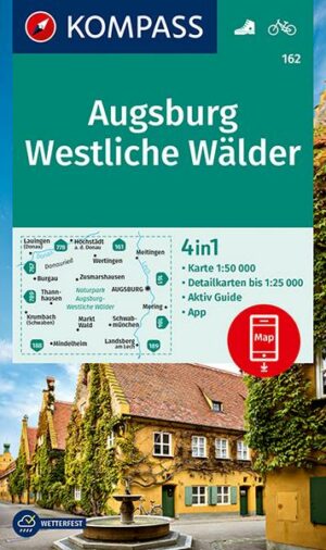 KOMPASS Wanderkarte Augsburg