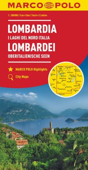 MARCO POLO Regionalkarte Italien Blatt 02 Lombardei