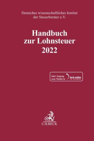 Handbuch zur Lohnsteuer 2022