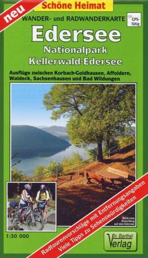 Wander- und Radwanderkarte Edersee