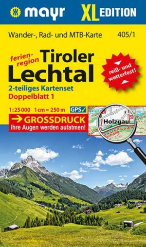 Tiroler Lechtal XL (2-Karten-Set)