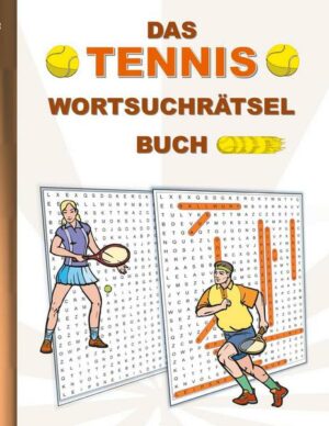 Das Tennis Wortsuchrätsel Buch