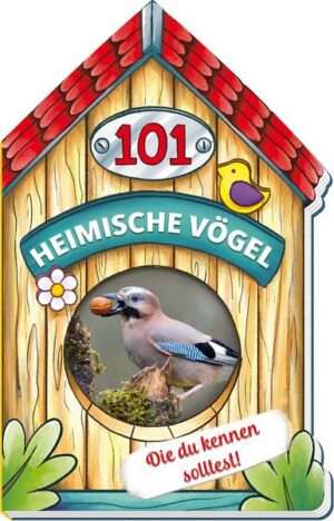 Trötsch Buch in Hausform 101 Heimische Vögel von A bis Z