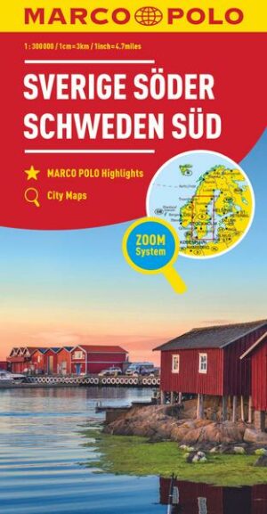 MARCO POLO Regiokarte S Schweden Süd 1:325 000