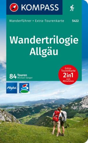 KOMPASS Wanderführer 5422 Wandertrilogie Allgäu