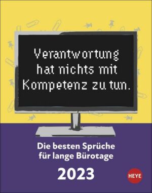 Die besten Sprüche für Bürotage Tagesabreißkalender 2023