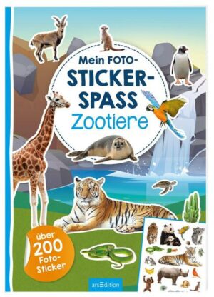 Mein Foto-Stickerspaß – Zootiere