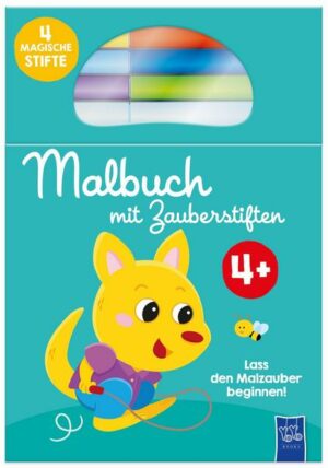 Malbuch mit Zauberstiften 4+ (grün)