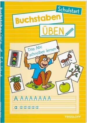 Buchstaben üben. Schulstart