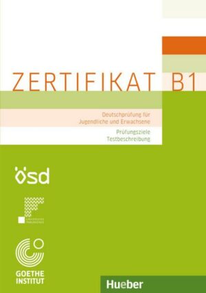 Zertifikat B1 – Prüfungsziele