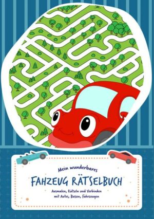 Rätselblock für Kinder (Fahrzeuge-Edition) - Rätsel für Kinder ab 6 Jahren - Logikrätsel