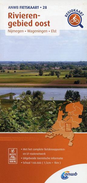 Rivieren-gebied oost (Nijmegen /Wageningen/Elst) 1:66 000