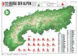 111 Alpenberge 1 : 1 200 000